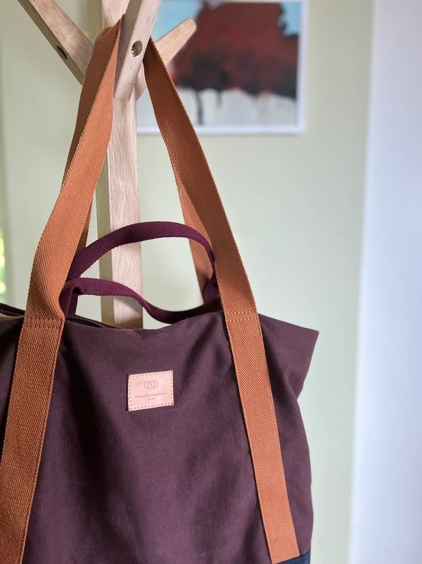 The Bag - Brown/Sand/Navy