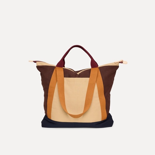 The Bag - Brown/Sand/Navy