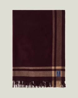Lexington Stripete Teppe i Resirkulert Ull - Fig/Fudge, 130x170cm ikke relevant - Lexington