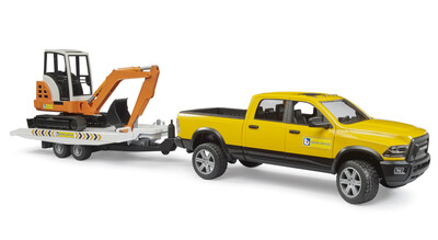 RAM Rental Service with Mini excavator Rental Service - Bruder