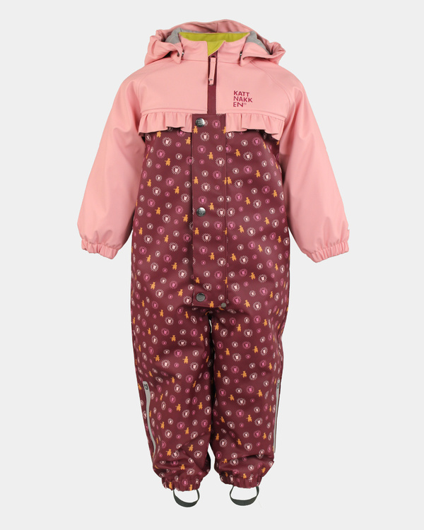  Kattnakken Babyregndress Pytt- Vinterfora, Rosa Krystall