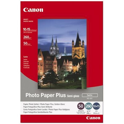 Fotopapir CANON SG-201 10x15 260g (50) Fotopapir 10*15 - Kontorutstyr