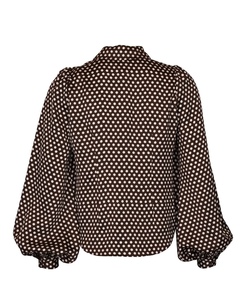 Satin Shirt Blush Dots - by TiMo