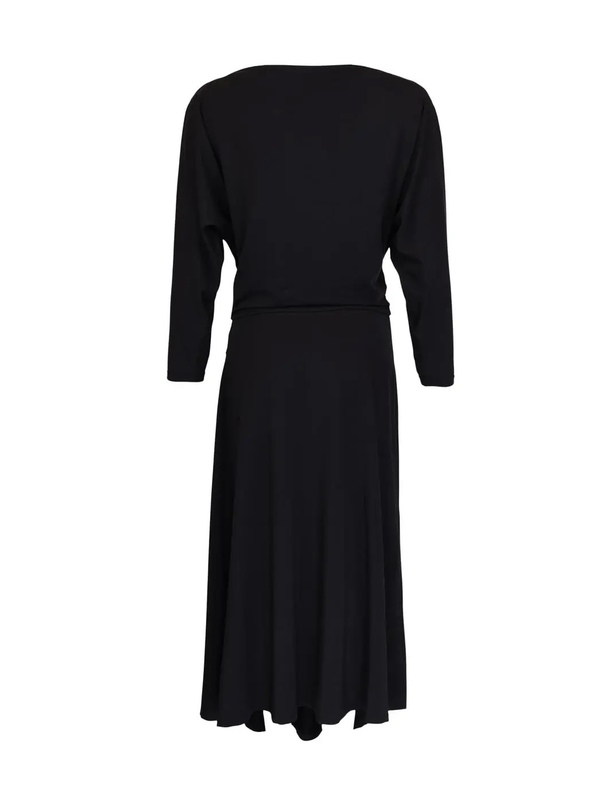 Jersey Boatneck Dress