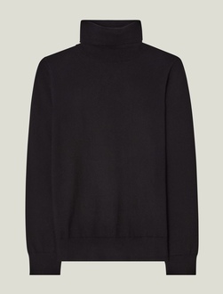 Strikket pologenser Black - Lexington