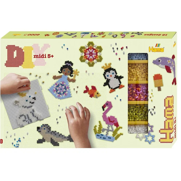 Hama Midi Giant Gift Box 6000 pcs