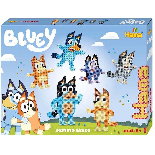 Hama Midi Gift Box Bluey 4.000 pcs