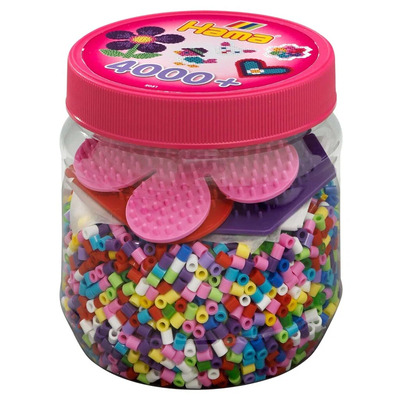 Hama Midi Beads A 4000 pcs Rosa boks - hama