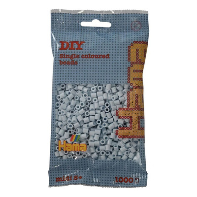 Hama Midi Beads 1.000 pcs Dusty Blue 207-120 207-120 - Hama Midi perleposer 1000