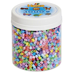 Hama Midi Beads 3.000 pcs Mix 50 Mix 50 i bøtte - hama