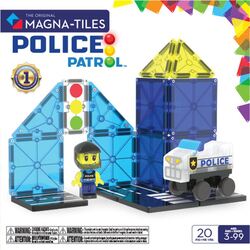 MAGNA-TILES Politipatrulje 20 deler Politipatrulje - Liniex