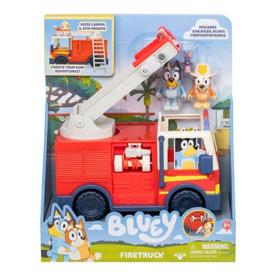  Bluey lekesett med brannbil Brannbil - Leiker