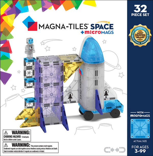 MAGNA-TILES® Romrakett 32 deler