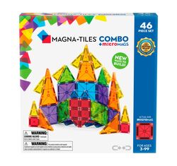  MAGNA-TILES microMAGS Kombi 46 stk Kombi - Liniex