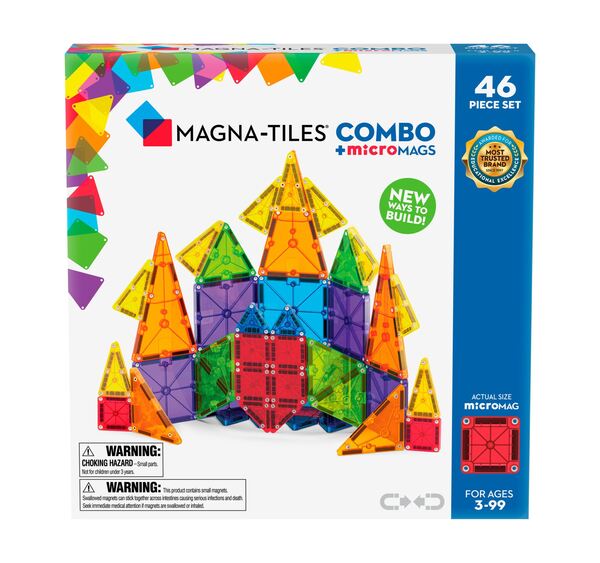  MAGNA-TILES microMAGS Kombi 46 stk