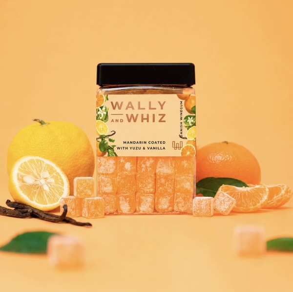 Wally and Whiz Vingummi - Mandarin With Yuzu & Vanilla, 240g
