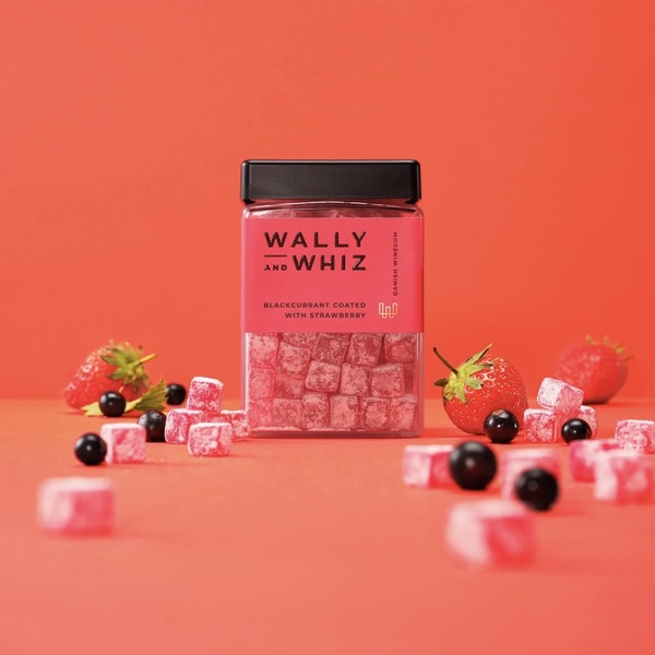 Wally and Whiz Vingummi - Blackcurrant With Strawberry, 240g