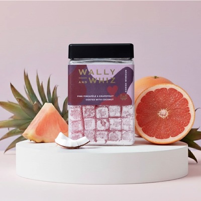 Wally and Whiz Vingummi - Pink Pineapple & Pink Grapefruit, 240g ikke relevant - Wally and Whiz