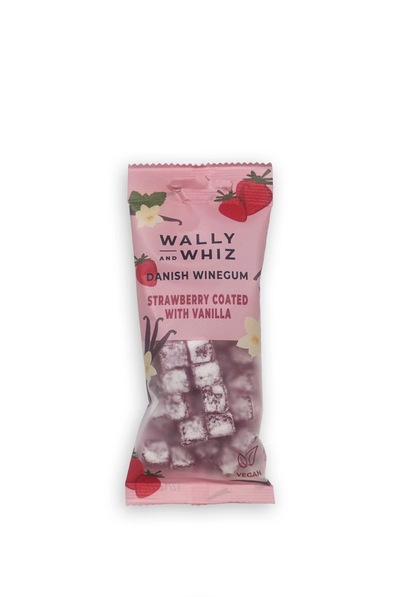 Wally and Whiz Vingummi - Strawberry With Vanilla, 56g ikke relevant - Wally and Whiz