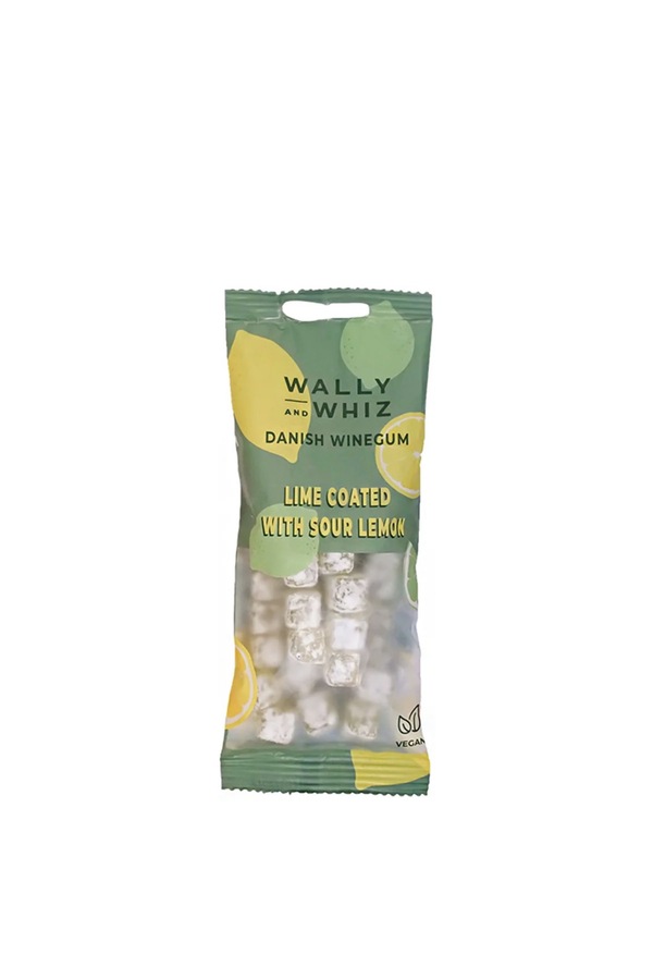 Wally and Whiz Vingummi - Lime With Sour Lemon, 57g