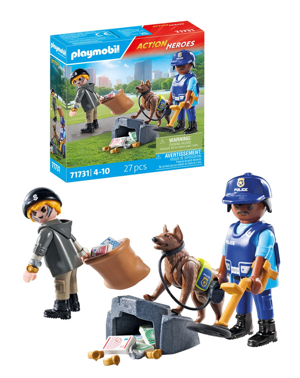 Playmobil Police Search with dog 71731
