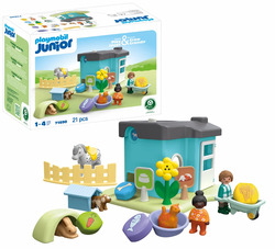 Playmobil Junior Animal Kennels with Treat Dispenser 71690 71690 - playmobil