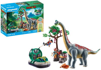 Playmobil Brachiosaurus with Hovercraft 71819 71819 - playmobil