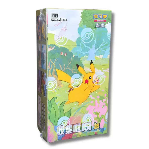 Pokemon 151 Journey booster box - sealed - kinesisk