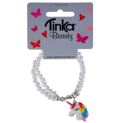 ARMBÅND PERLER M/UNICORN ANHENG TINKA BEAUTY Perler med unicorn - Tinka