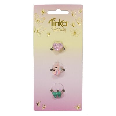 RING 3 STK TINKA BEAUTY 3pkn ring - Tinka