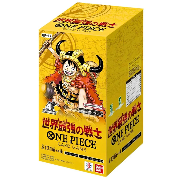 One Piece - OP-17 The World's Strongest Warriors booster box - Japansk