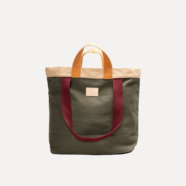 Everyday Tote - Olive/Sand/Navy