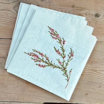 UND Serviett - Lyng 33x33cm, 20stk Lyng - UND Signature 