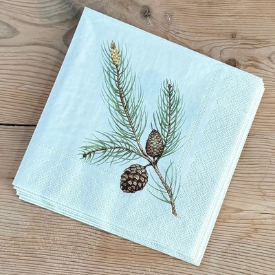 UND Serviett - Furu 33x33cm, 20stk Furu - UND Signature 