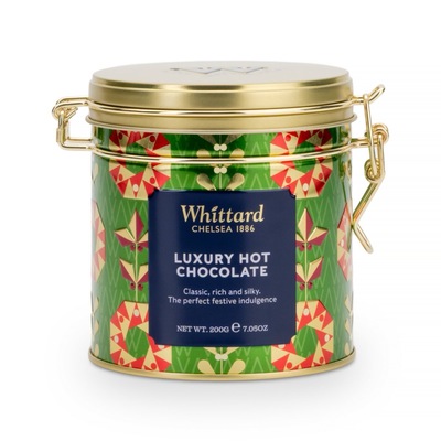 Forhåndsbestilling* Whittard Xmas Lux Hot Chocolate Cliptop Tin 200g ikke relevant - Whittard