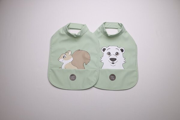 BabyLivia High neck bib 2-pk