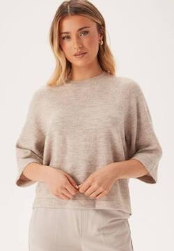 KOGSIMONI 3/4 PULLOVER KNIT Pumice Stone Melange - Kids Only 