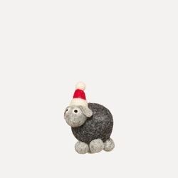 Ullfilt Julelam Grå - UND Seasonal 
