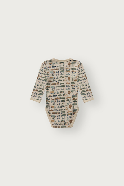 Body ULL med bambus innside Body Beige bil - Hust & Claire