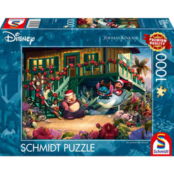 Puzzle - Disney, Lilo and Stitch Aloha Christmas (1000 biter) Lilo & Stitch - Schmidt