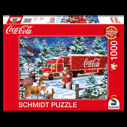 Puzzle - Coca Cola Christmas Truck - (1000 biter) Coca Cola Christmas Truck - Schmidt