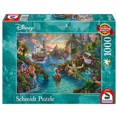 Puzzle - Thomas Kinkade: Disney, Peter Pan (1000 biter) Peter Pan - Schmidt