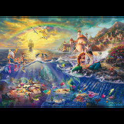 Thomas Kinkade: Disney - The Little Mermaid Ariel  The little Mermaid Ariel - Schmidt