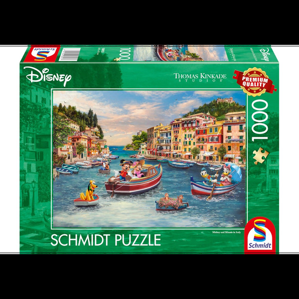  Thomas Kinkade: Disney - Mickey & Minnie in Italy (1000 pieces)