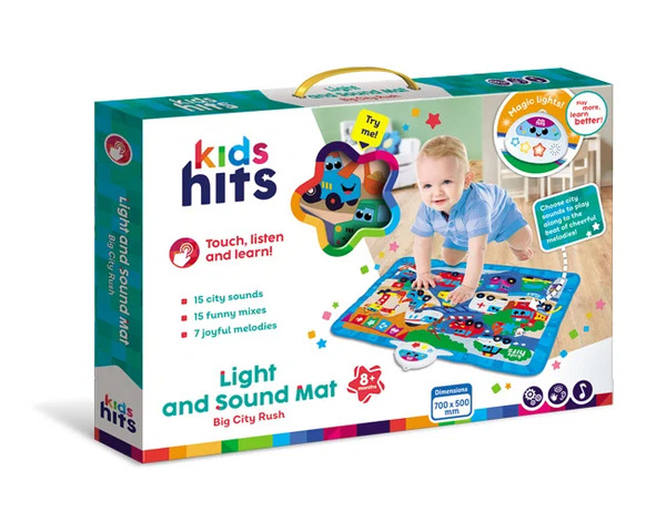 Kids Hits - lekematte med kjøretøymotiv
