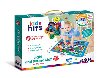 Kids Hits - lekematte med kjøretøymotiv Lekematte - Småbarns Leiker