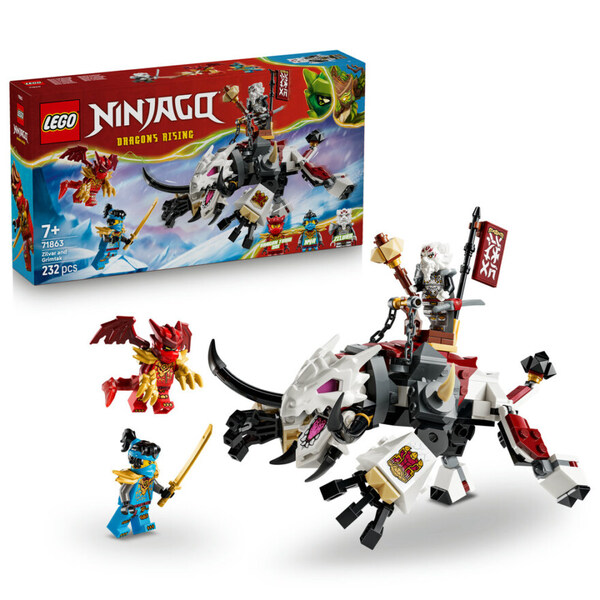 LEGO Ninjago 71863 Zilvar med monsterdragen Grimtak