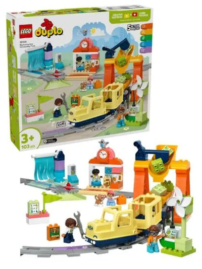 LEGO DUPLO Town 10428 Stort, interaktivt lokaltog 10428 - Lego duplo