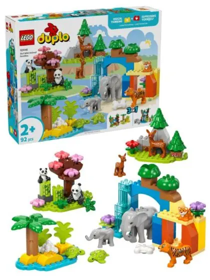 LEGO DUPLO Town 10446 3-i-1 Villdyrfamilier
