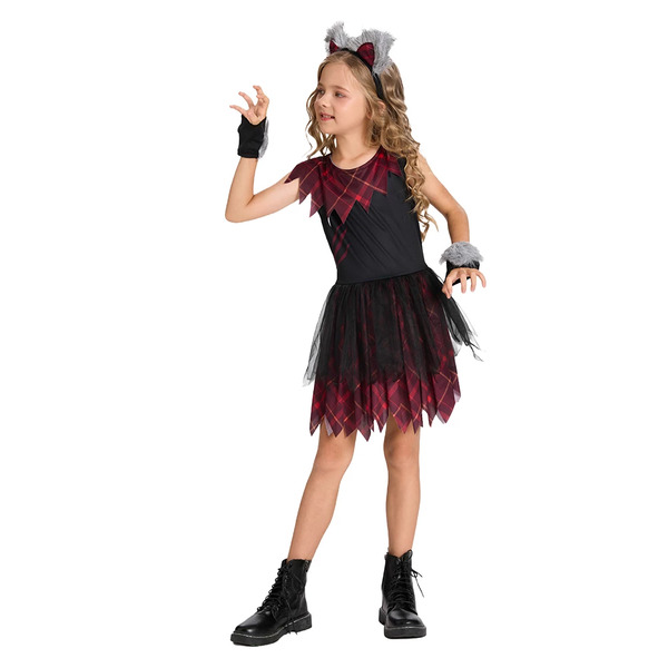 COSTUME WOLF GIRL 122-128